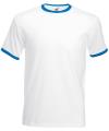 SS40M Ringer T-Shirt White / Royal colour image